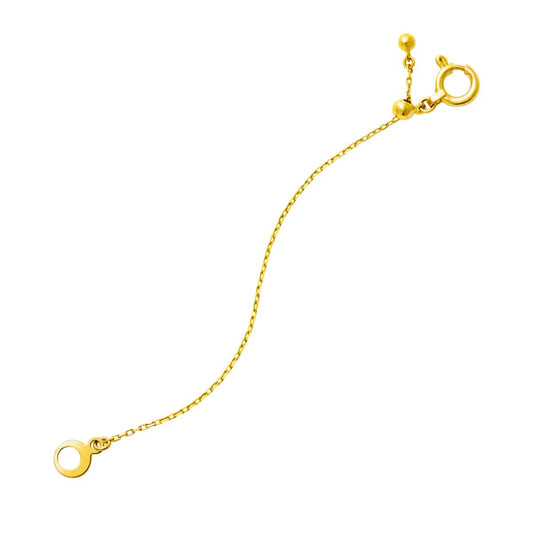Chaîne ajustable coulissante pour collier