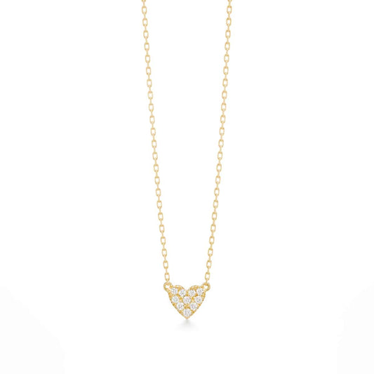 heart pavé 項鍊