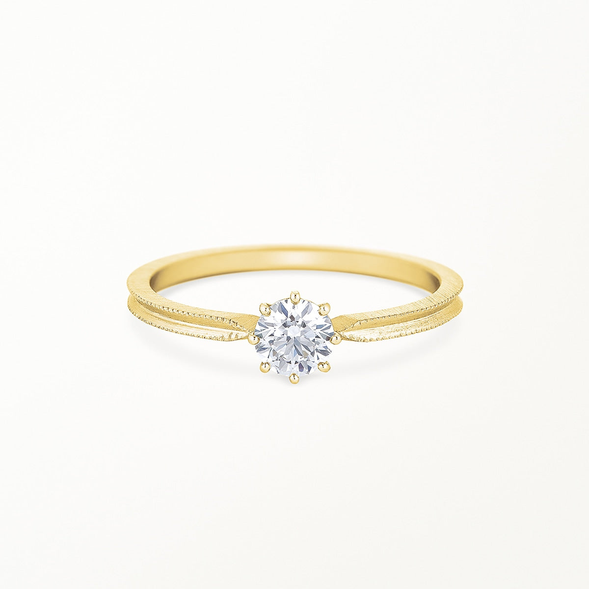 Bague solitaire round