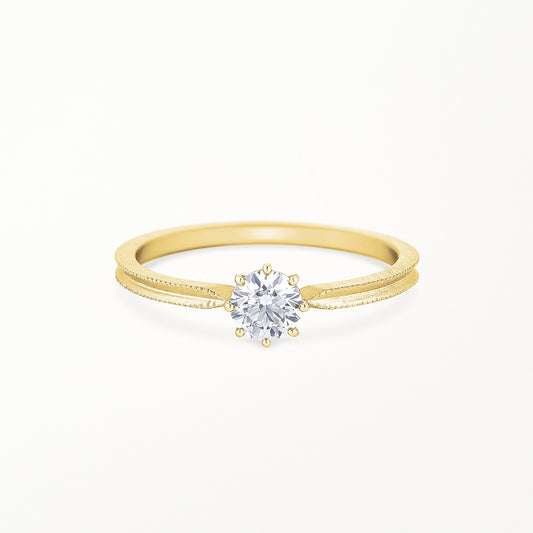 Bague solitaire round