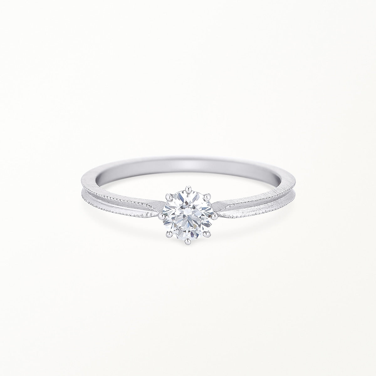 Bague solitaire round