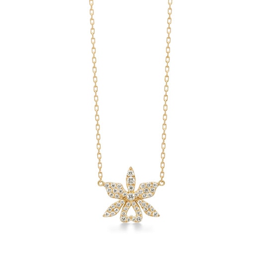 orchid pavé midi 項鍊